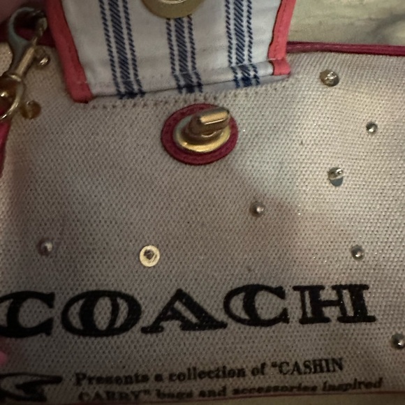 Rare Coach Cashin Carry Collection wristlet - Picture 5 of 8